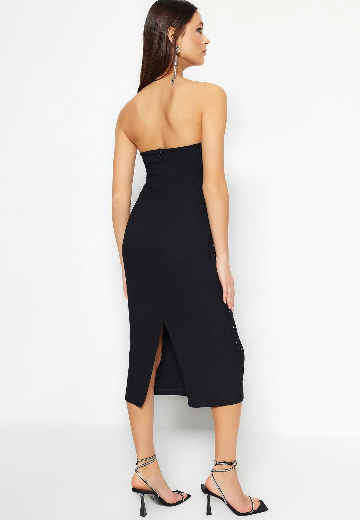 Trendyol Embellished Bardot Dress 6 Trendyol Embellished Bardot Dress - Image 6