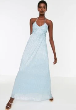 Trendyol Halter Neck Knitted Dress -Silk Bloom Dresses Store 6 zoom desktop 98