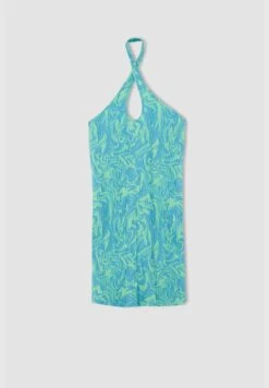 DeFacto Woman Bodycon Wrap Short Sleeve Knitted Dress 15 DeFacto Woman Bodycon Wrap Short Sleeve Knitted Dress -Silk Bloom Dresses Store 7 zoom desktop 38