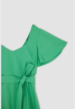 DeFacto Woman Tiered V-Neck Short Sleeve Woven Dress 14 DeFacto Woman Tiered V-Neck Short Sleeve Woven Dress -Silk Bloom Dresses Store 7 zoom desktop 39