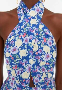 Trendyol Halter Neck Floral Print Skater Dress 14 Trendyol Halter Neck Floral Print Skater Dress -Silk Bloom Dresses Store 7 zoom desktop 44