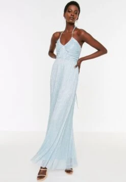 Trendyol Halter Neck Knitted Dress -Silk Bloom Dresses Store 7 zoom desktop 54