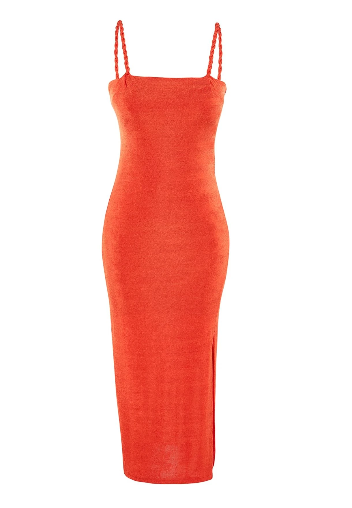 Trendyol Strappy Side Slit Dress 8 Trendyol Strappy Side Slit Dress - Image 8