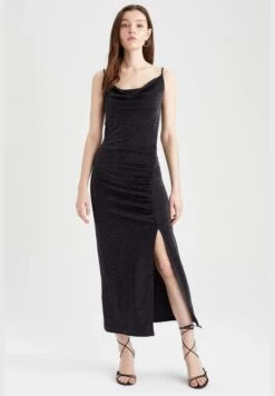 DeFacto Woman Cowl Neck Strappy Short Sleeve Knitted Dress -Silk Bloom Dresses Store 8 zoom desktop 41