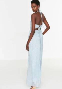 Trendyol Halter Neck Knitted Dress -Silk Bloom Dresses Store 8 zoom desktop 46