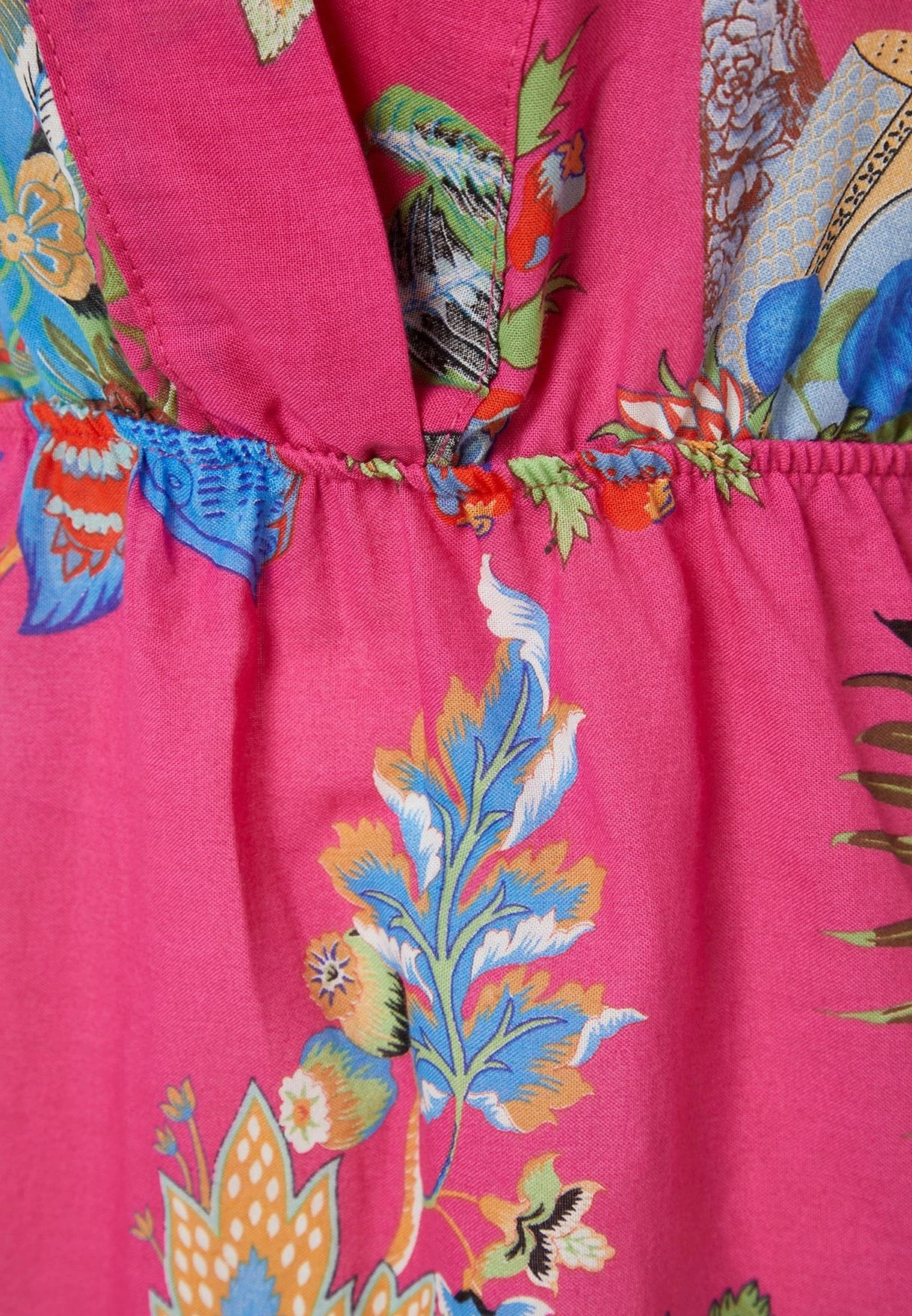 Trendyol Floral Print Ruffle Beach Dress 9 Trendyol Floral Print Ruffle Beach Dress - Image 9