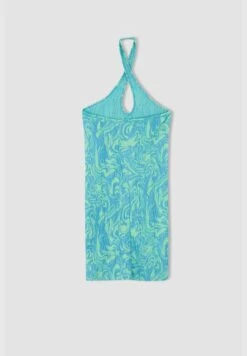 DeFacto Woman Bodycon Wrap Short Sleeve Knitted Dress 17 DeFacto Woman Bodycon Wrap Short Sleeve Knitted Dress -Silk Bloom Dresses Store 9 zoom desktop 28