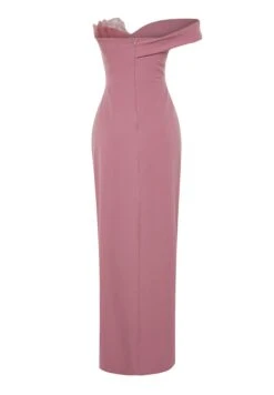 Trendyol Bardot Pleated Wrap Dress 17 Trendyol Bardot Pleated Wrap Dress -Silk Bloom Dresses Store 9 zoom desktop 36