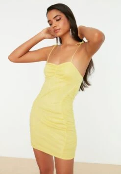 Trendyol Ruched Detail Bodycon Dress 17 Trendyol Ruched Detail Bodycon Dress -Silk Bloom Dresses Store 9 zoom desktop 8