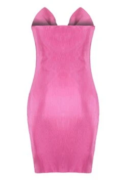 Trendyol Bow Detail Textured Dress -Silk Bloom Dresses Store 9 zoom desktop 9