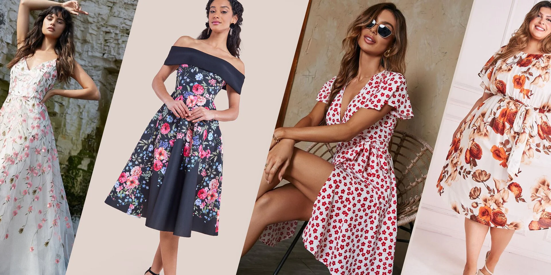 Silk Bloom Dresses Store -Silk Bloom Dresses Store Printed Dress Banner